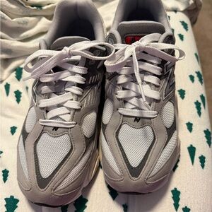 New Balance White and Gray Athletic Shoes